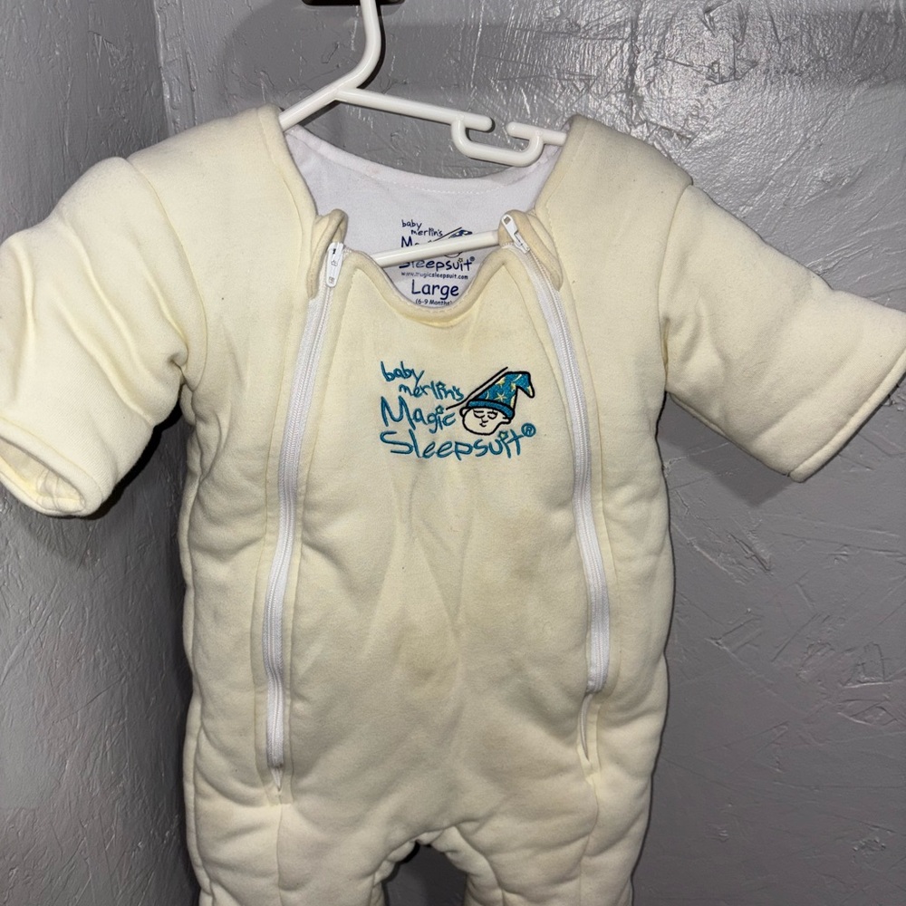 Baby Merlin's Magic Sleepsuit Cream Pajama